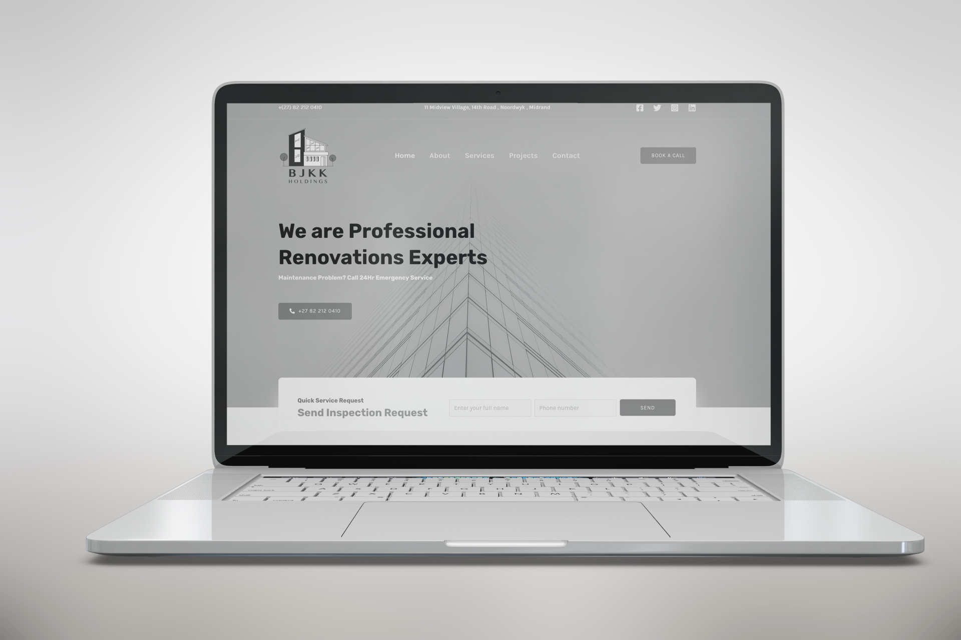 BJKK Holdings Web Design