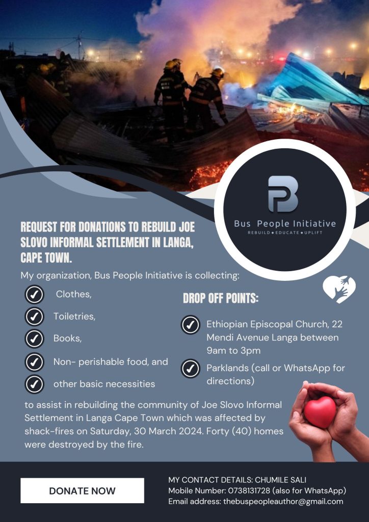 Bus People Initiative - Request For Donations