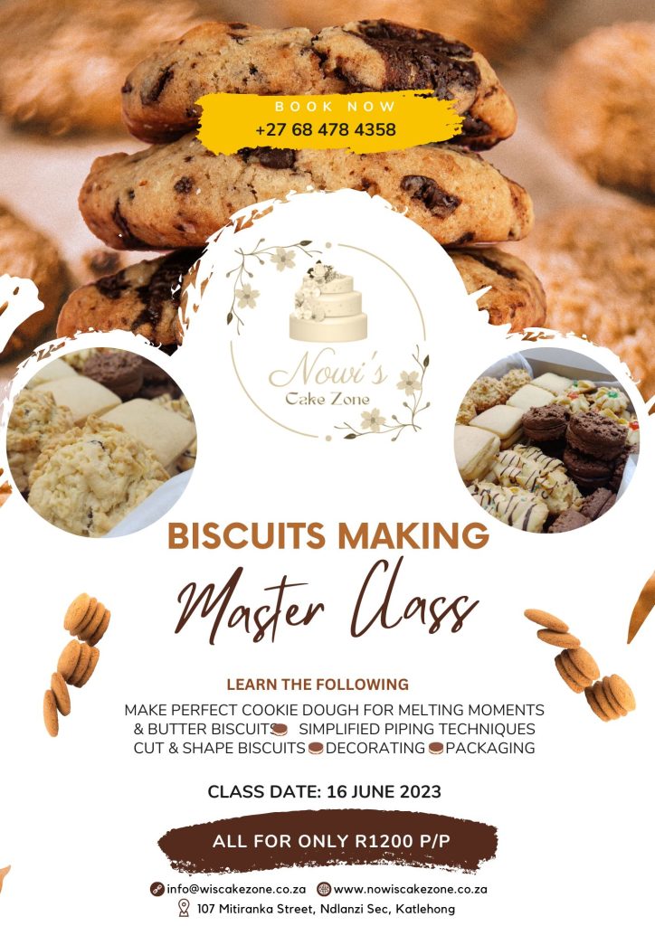 Nowi's Cake Zone Biscuits Making Master Class