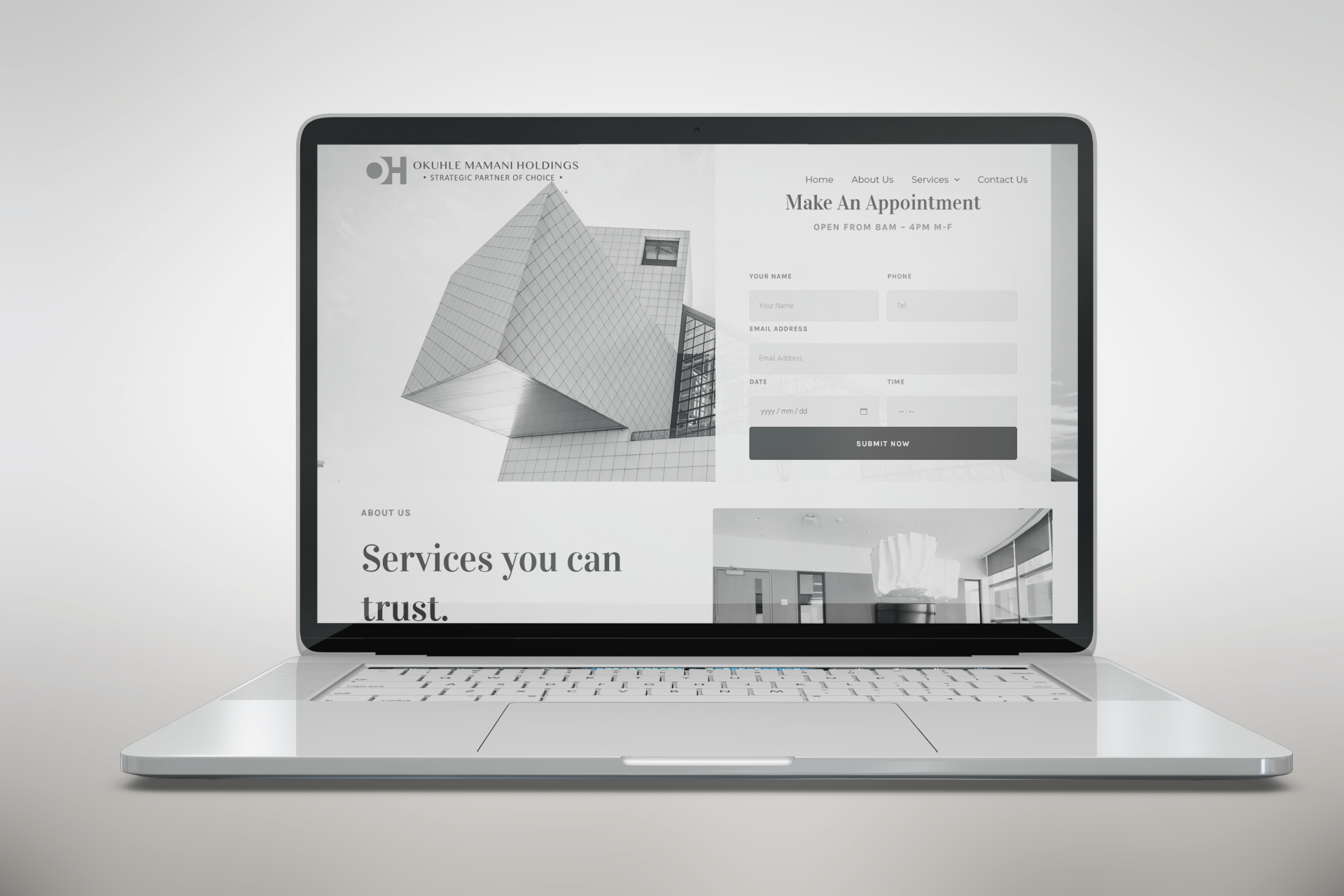 Okuhle Mamani Holdings Web Design