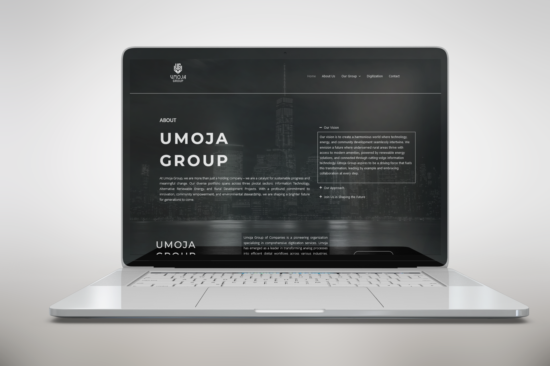 Umoja Group Web Design